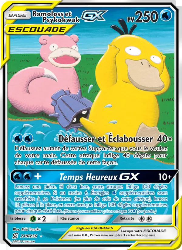 Ramoloss et Psykokwak GX #218