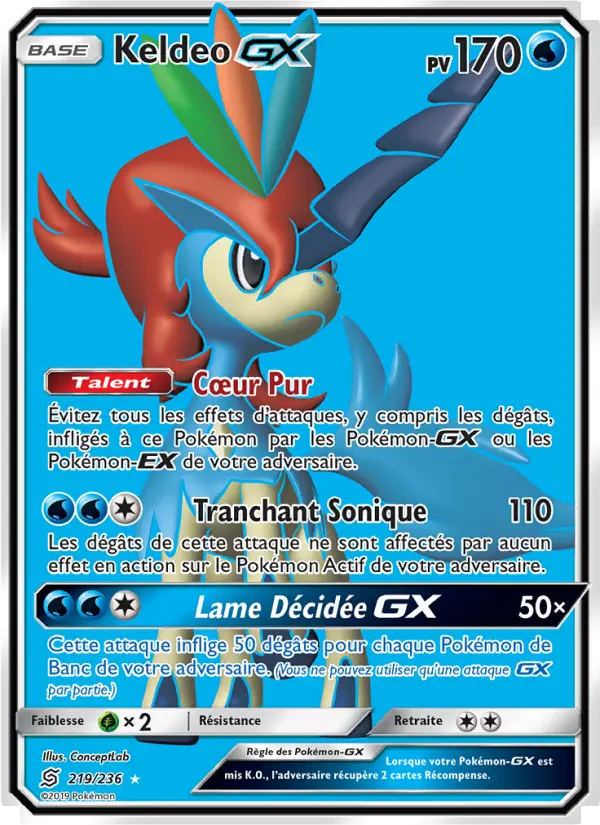 Keldeo GX #219