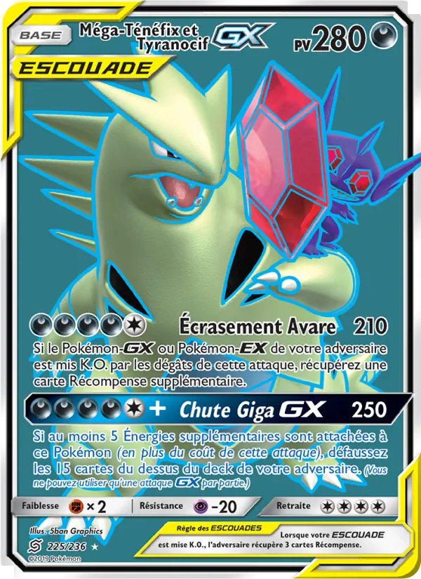 Méga-Ténéfix et Tyranocif GX #225