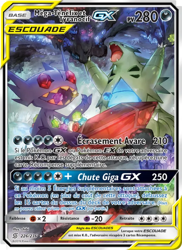 Méga-Ténéfix et Tyranocif GX #226