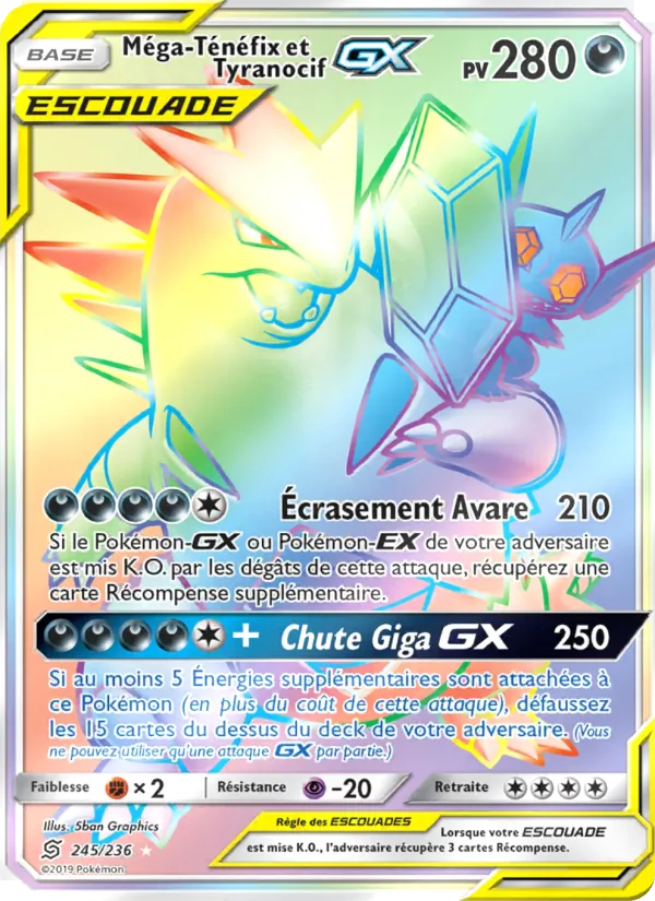 Méga-Ténéfix et Tyranocif GX #245
