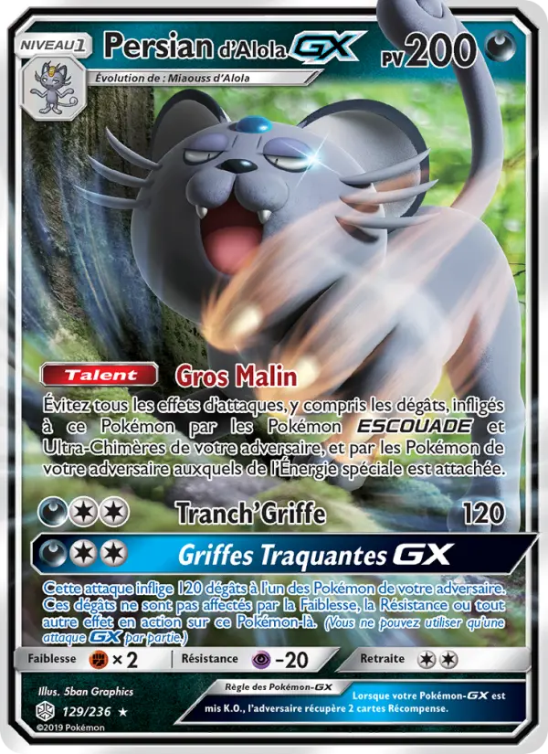 Persian d’Alola GX #129