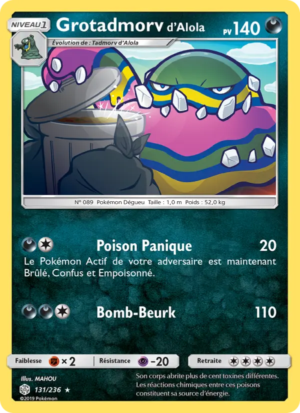 Grotadmorv d’Alola #131 — Éclipse Cosmique