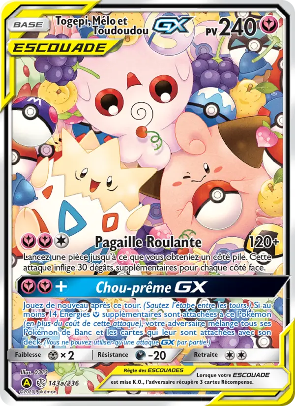 Togepi, Mélo et Toudoudou GX #143