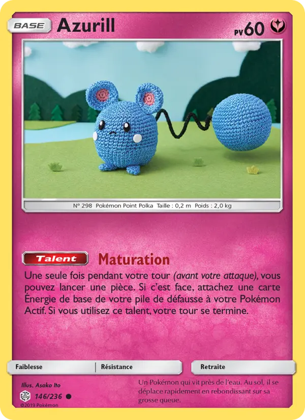 Azurill #146 — Éclipse Cosmique (Reverse Holo)