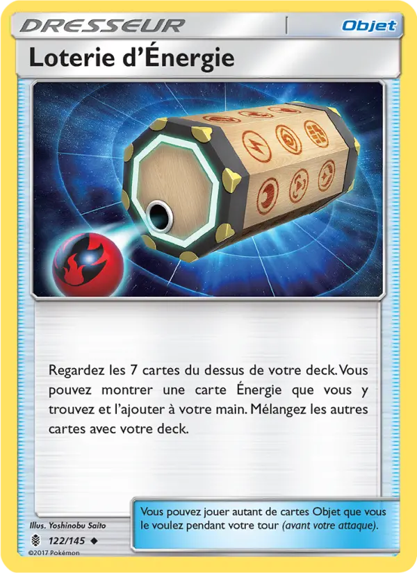 Loterie d’Énergie #122