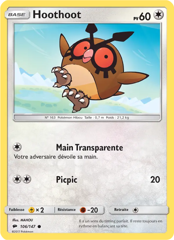 Hoothoot #106