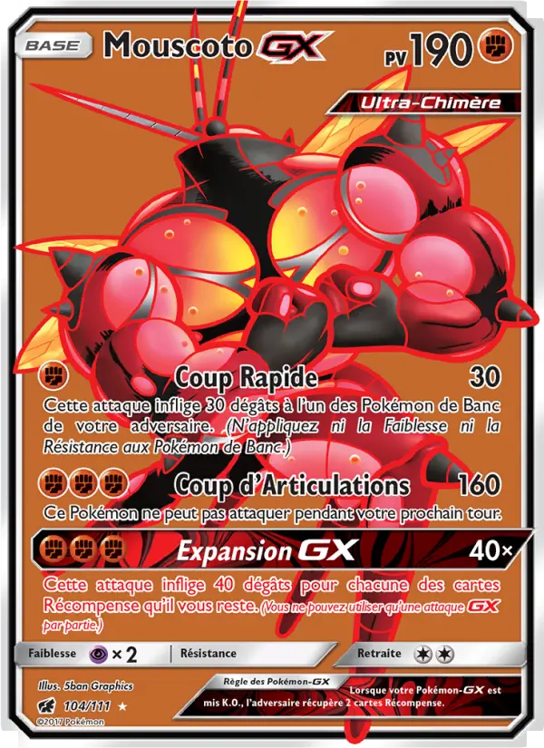 Mouscoto GX #104 — Invasion Carmin