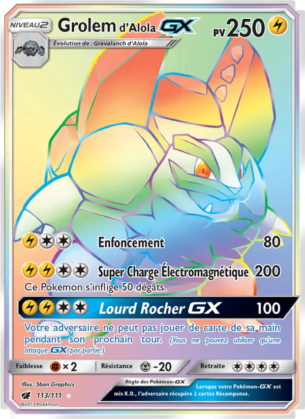 Grolem d’Alola GX #113