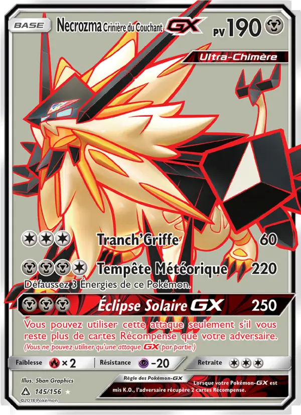 Necrozma Crinière du Couchant GX #145