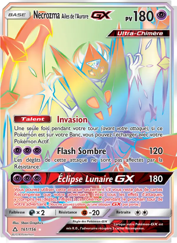 Necrozma Ailes de l’Aurore GX #161