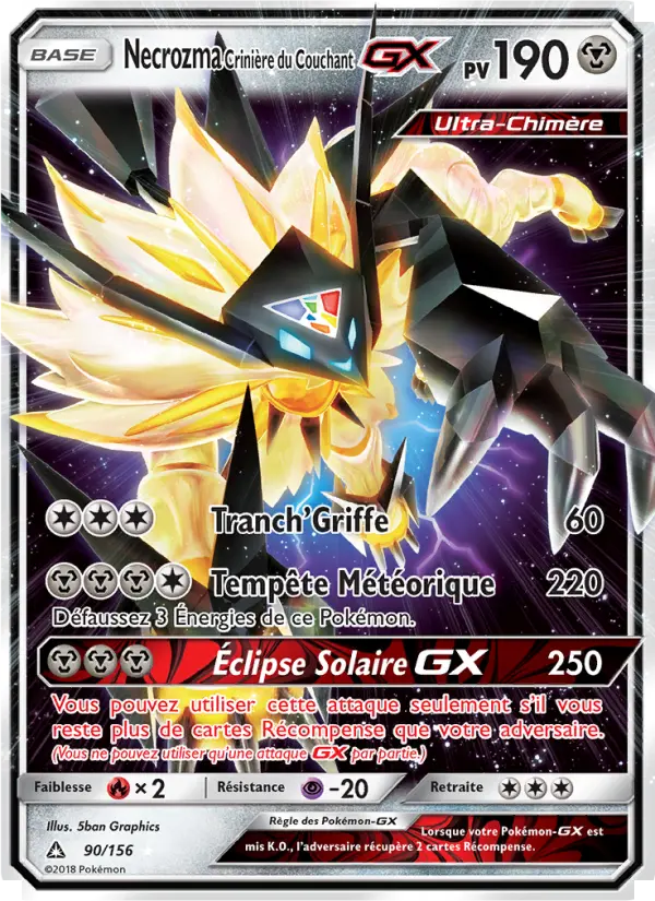 Necrozma Crinière du Couchant GX #90