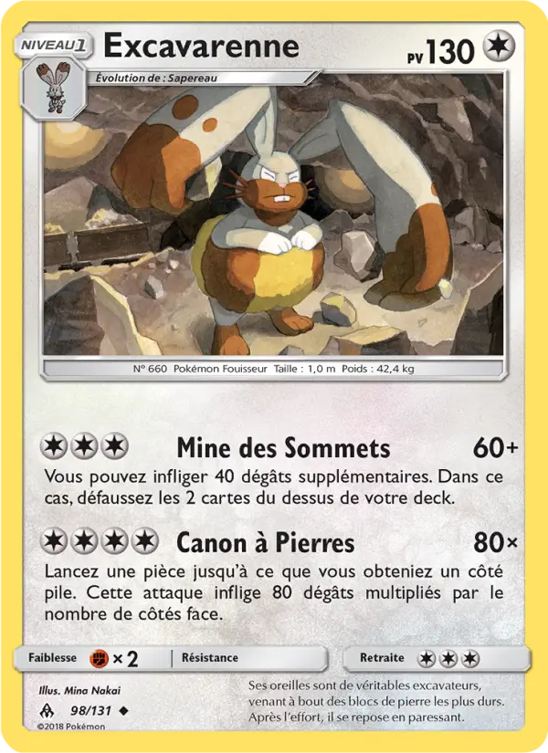 Excavarenne #98 — Lumière Interdite (Reverse Holo)