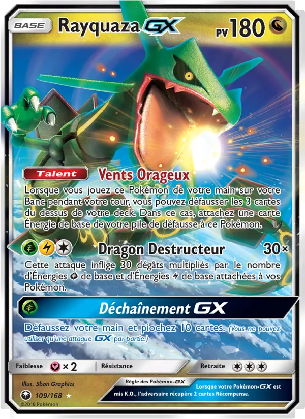 Rayquaza GX #109