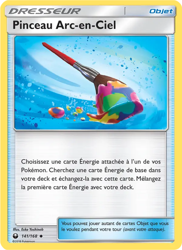 Pinceau Arc-en-Ciel #141 — Tempête Céleste (Reverse Holo)