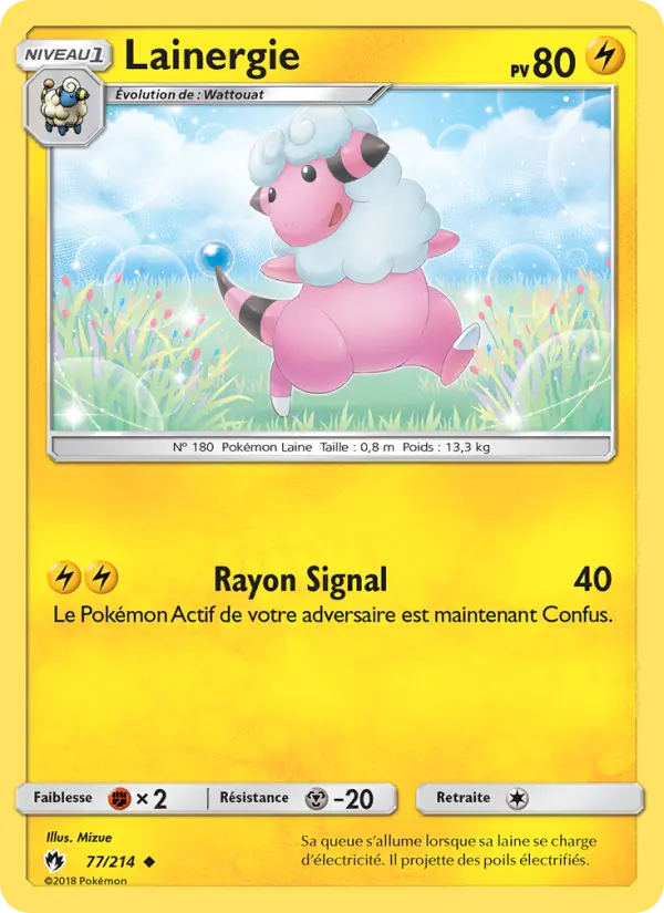 Lainergie #77 — Tonnerre Perdu (Reverse Holo)