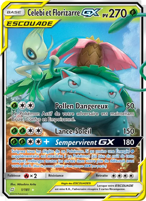 Celebi et Florizarre GX #1