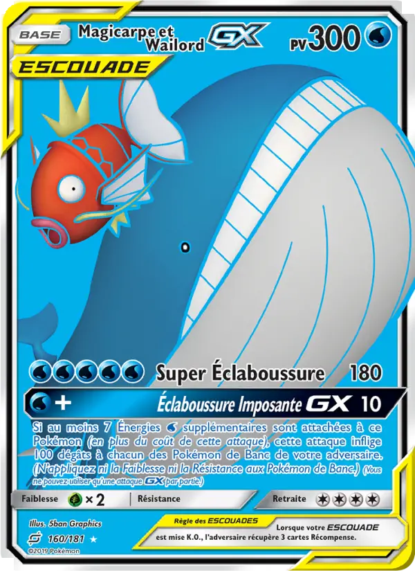 Magicarpe et Wailord GX #160