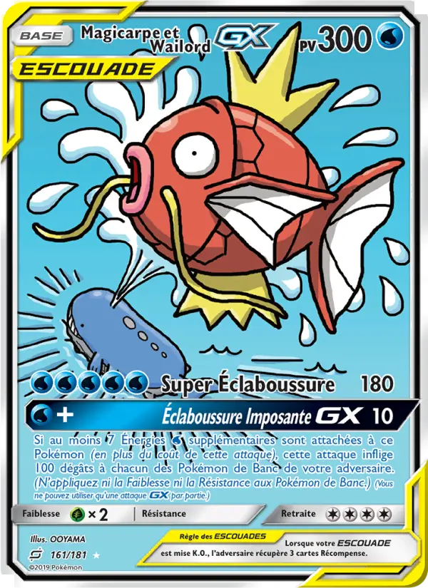 Magicarpe et Wailord GX #161