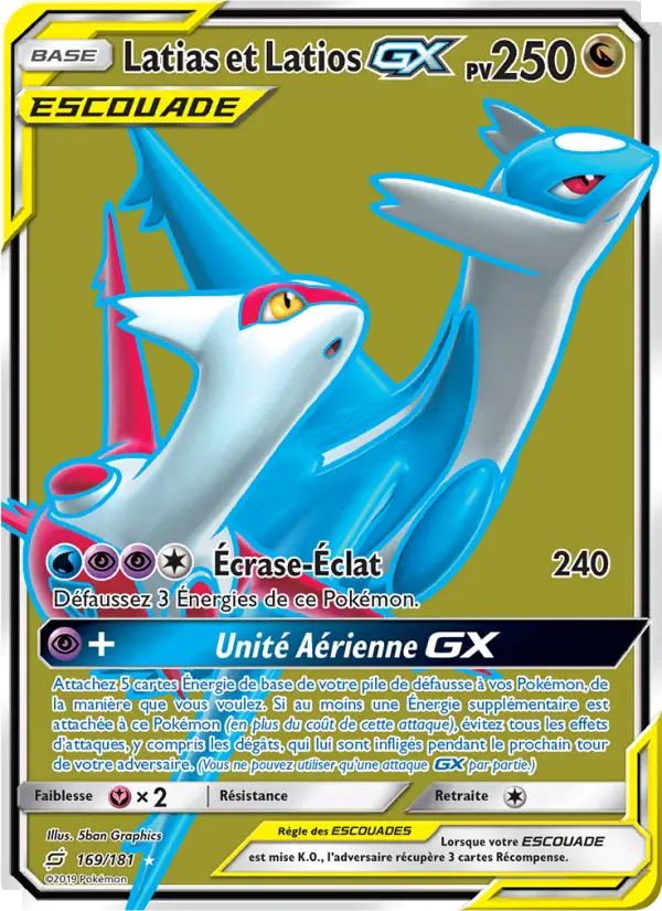 Latias et Latios GX #169