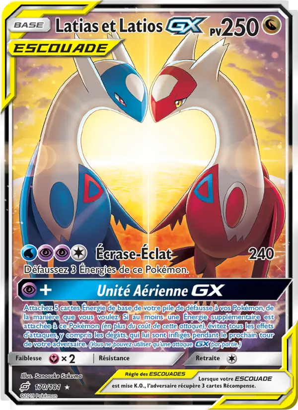 Latias et Latios GX #170