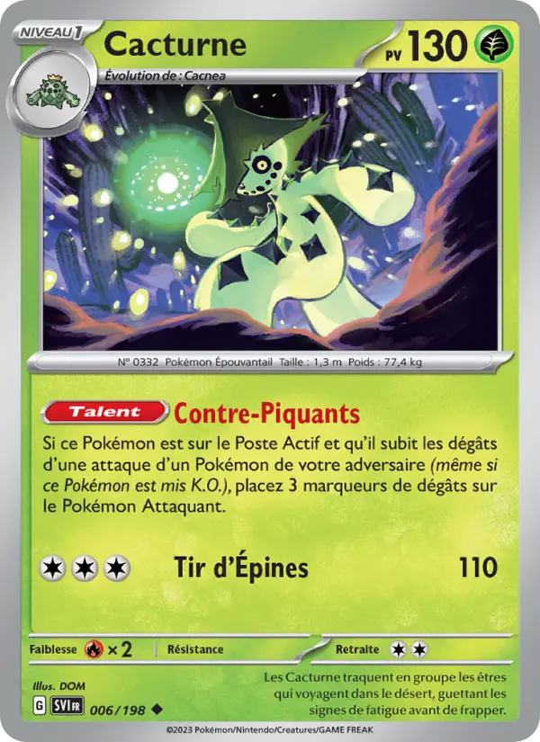 Cacturne δ #006