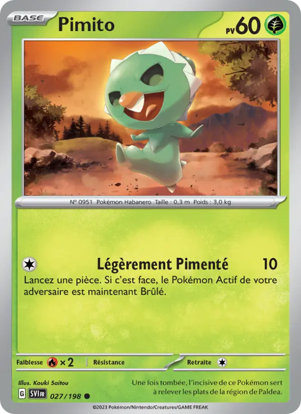 Pimito #027 — Écarlate et Violet (Reverse Holo)