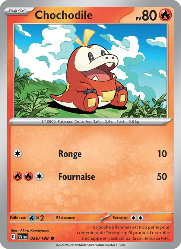 Chochodile #036 — Écarlate et Violet