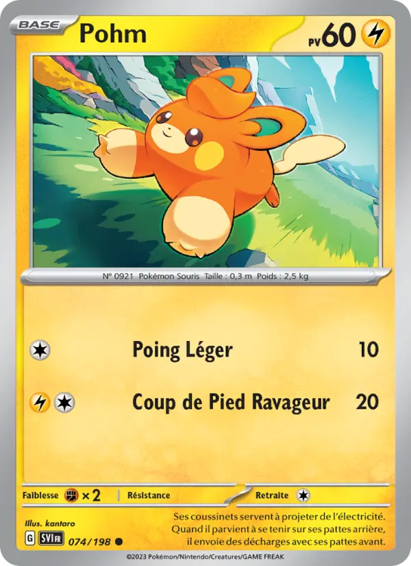Pohm #074 — Écarlate et Violet (Reverse Holo)