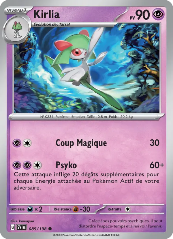 Kirlia #085 — Écarlate et Violet