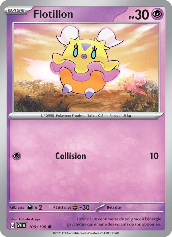 Flotillon #100 — Écarlate et Violet (Reverse Holo)