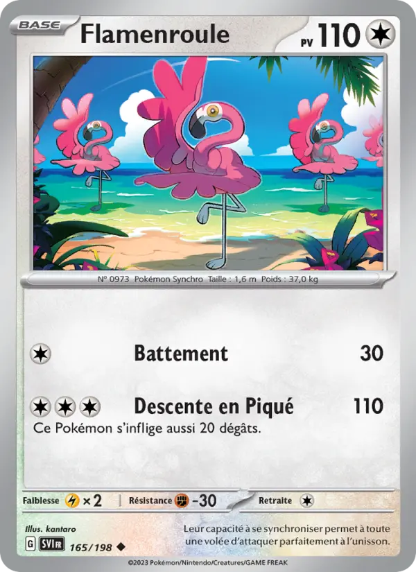 Flamenroule #165 — Écarlate et Violet (Reverse Holo)