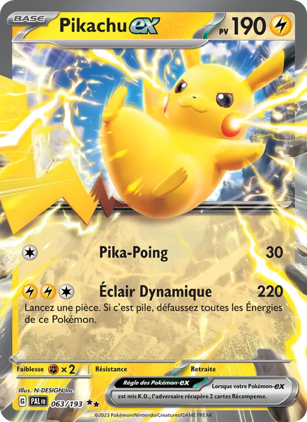 Pikachu ex #063
