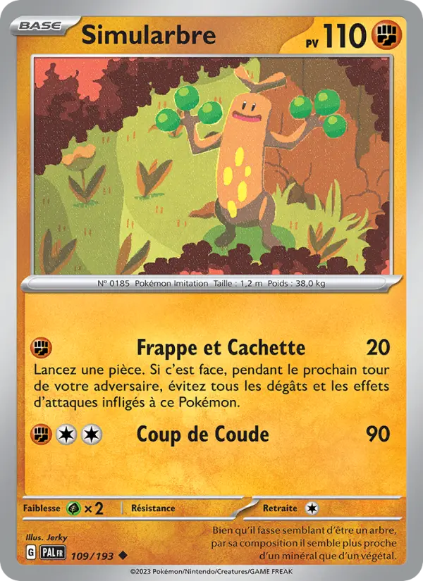 Simularbre #109 — Évolutions à Paldea (Reverse Holo)