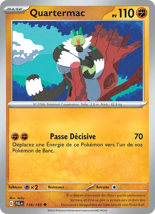 Quartermac #118 — Évolutions à Paldea (Reverse Holo)