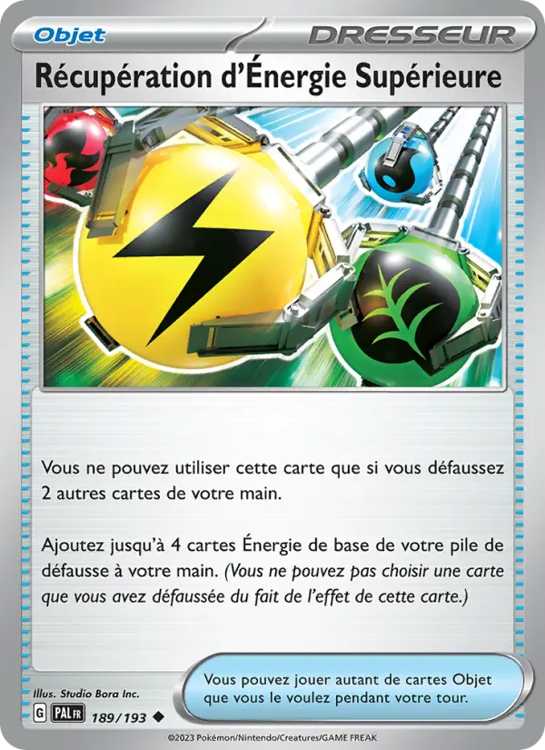 Récupération d'Énergie Supérieure #189