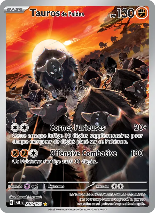 Tauros de Paldea #218