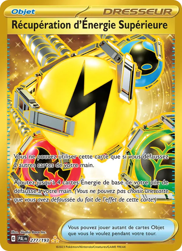 Récupération d'Énergie Supérieure #277