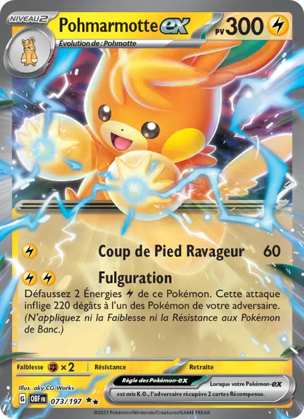 Pohmarmotte ex #073 — Flammes Obsidiennes