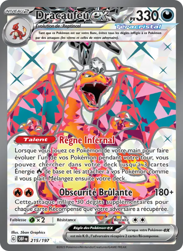 Dracaufeu ex #215