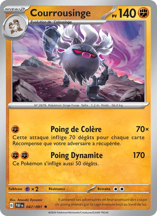 Courrousinge #047 — Destinées de Paldea (Reverse Holo)