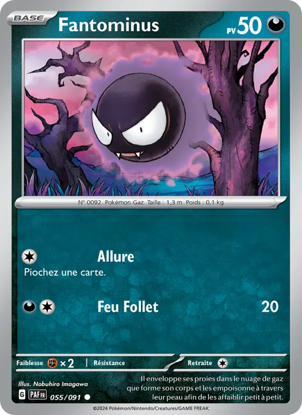 Fantominus #055 — Destinées de Paldea (Reverse Holo)