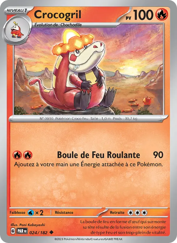 Crocogril #024 — Faille Paradoxe (Reverse Holo)