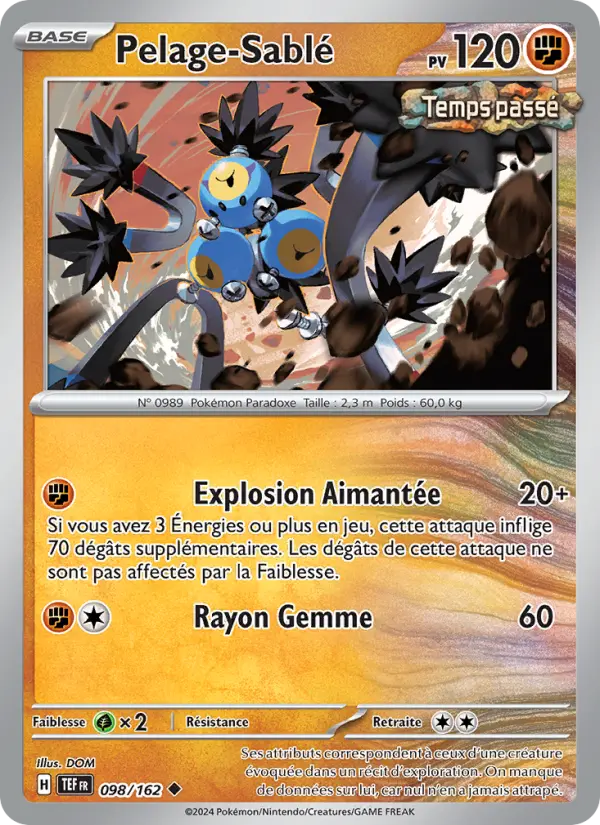 Pelage-Sablé #098 — Forces Temporelles (Reverse Holo)