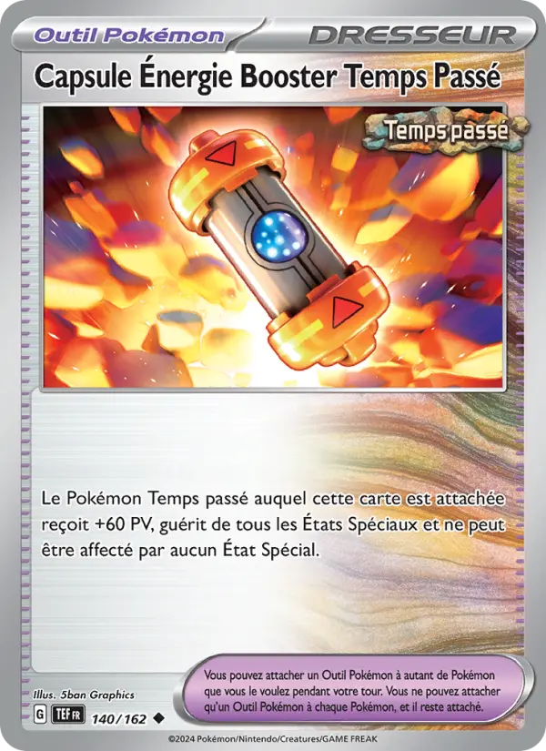 Capsule Énergie Booster Temps Passé #140 — Forces Temporelles