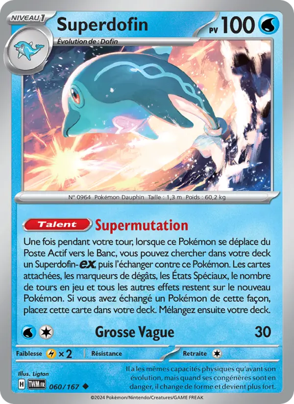 Superdofin #060 — Mascarade Crépusculaire (Reverse Holo)