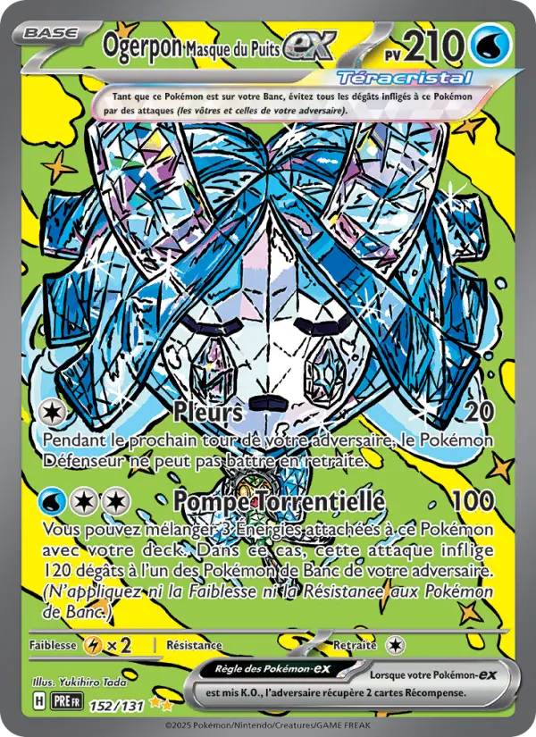 Ogerpon Masque du Puits ex #152 — Évolutions Prismatiques