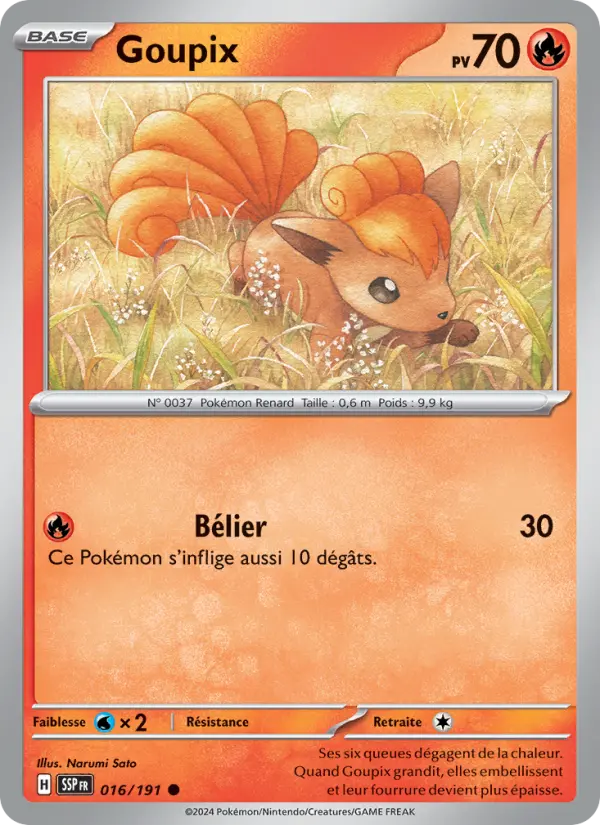 Goupix #016 — Étincelles Déferlantes (Reverse Holo)