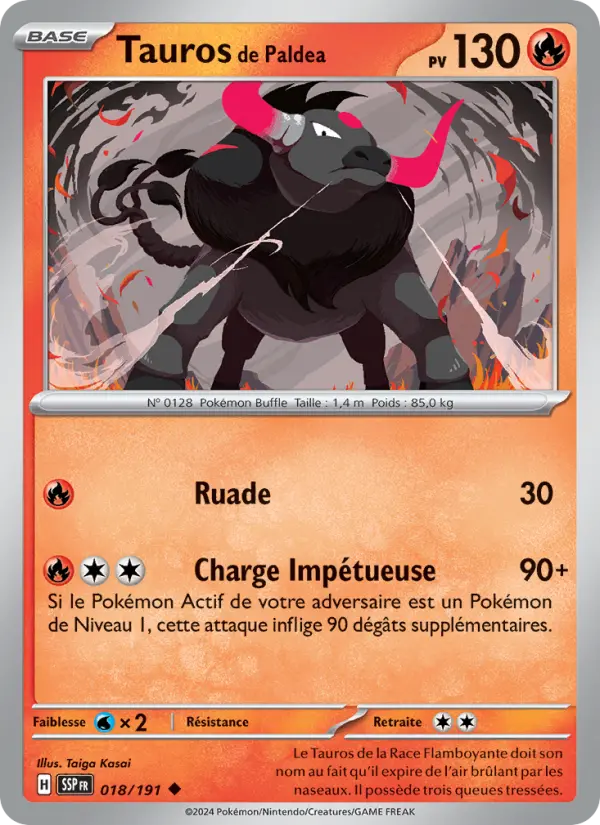 Tauros de Paldea #018