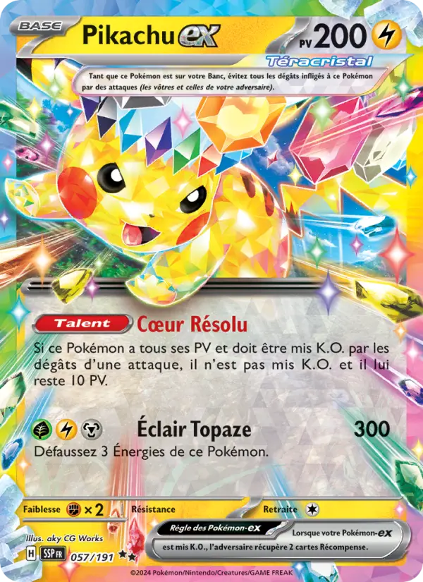 Pikachu ex #057